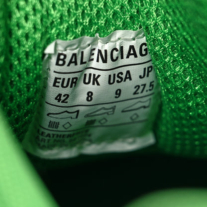 Balenciaga Fabric Mesh Clear Sole Mens Triple S Sneakers 42 Green 7 of 8