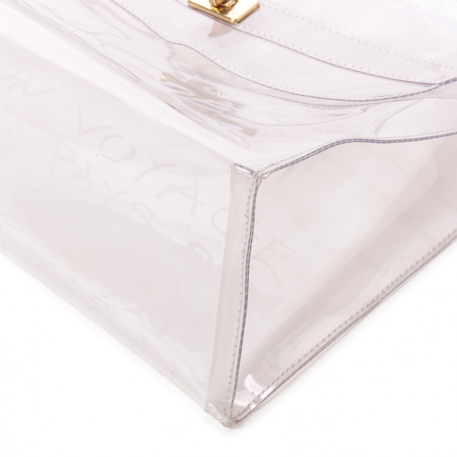 Hermes Vinyl Souvenir De L'Exposition Kelly Transparent 5 of 9