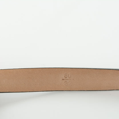 Chanel Lambskin CC Logo Skinny Belt 80 32 Black 4 of 7
