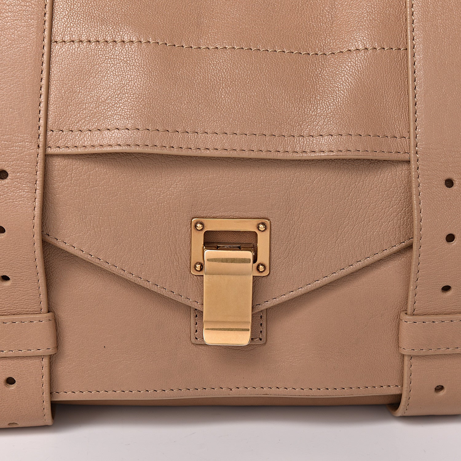 Proenza Schouler Lambskin PS1 Medium Satchel Stone 13 of 13