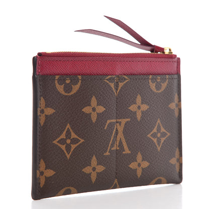 Louis Vuitton Monogram Zipped Card Holder Fuchsia 3 of 7