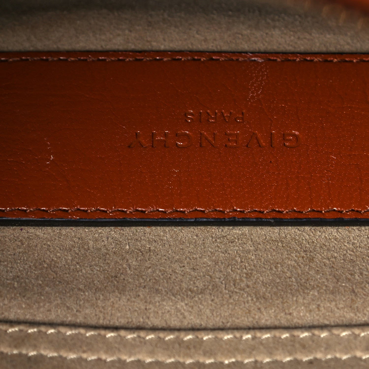 Givenchy Goatskin Suede Cross 3 Crossbody Bag Chestnut 15 of 19