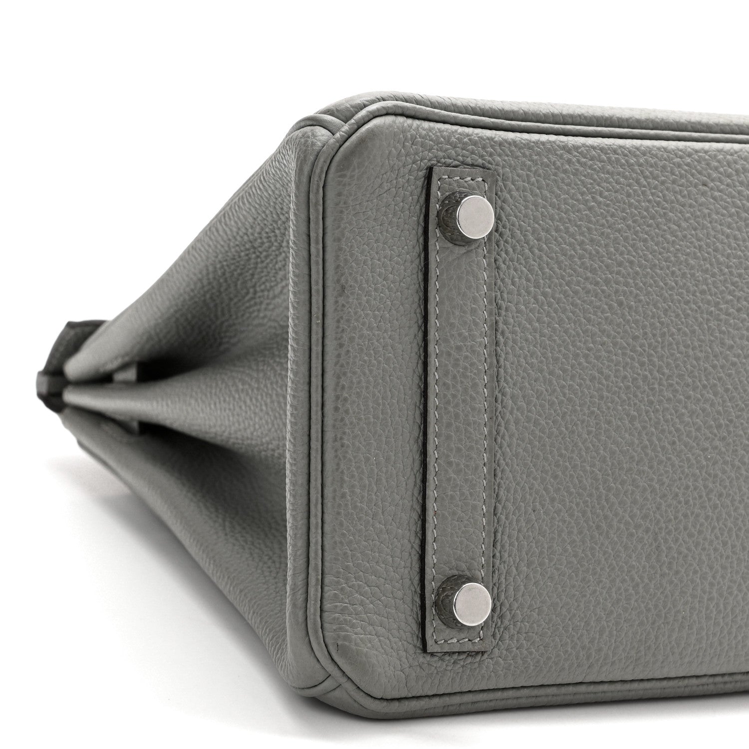 Hermes Togo Birkin 25 Gris Mouette 9 of 10
