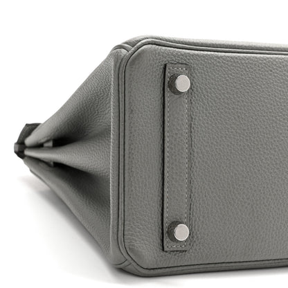 Hermes Togo Birkin 25 Gris Mouette 9 of 10