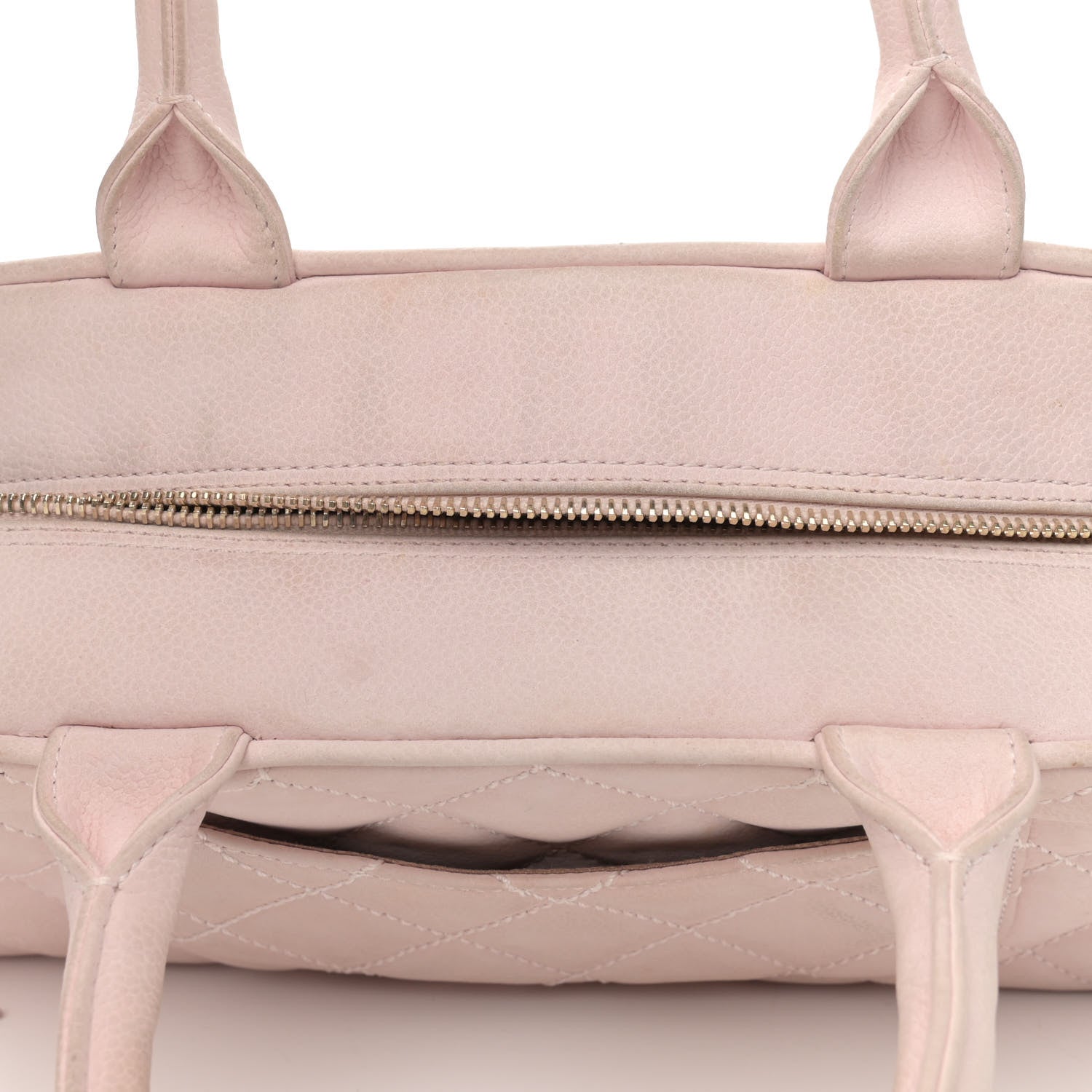 Chanel Caviar Quilted Small Bowler Tassel Pink 19 of 20