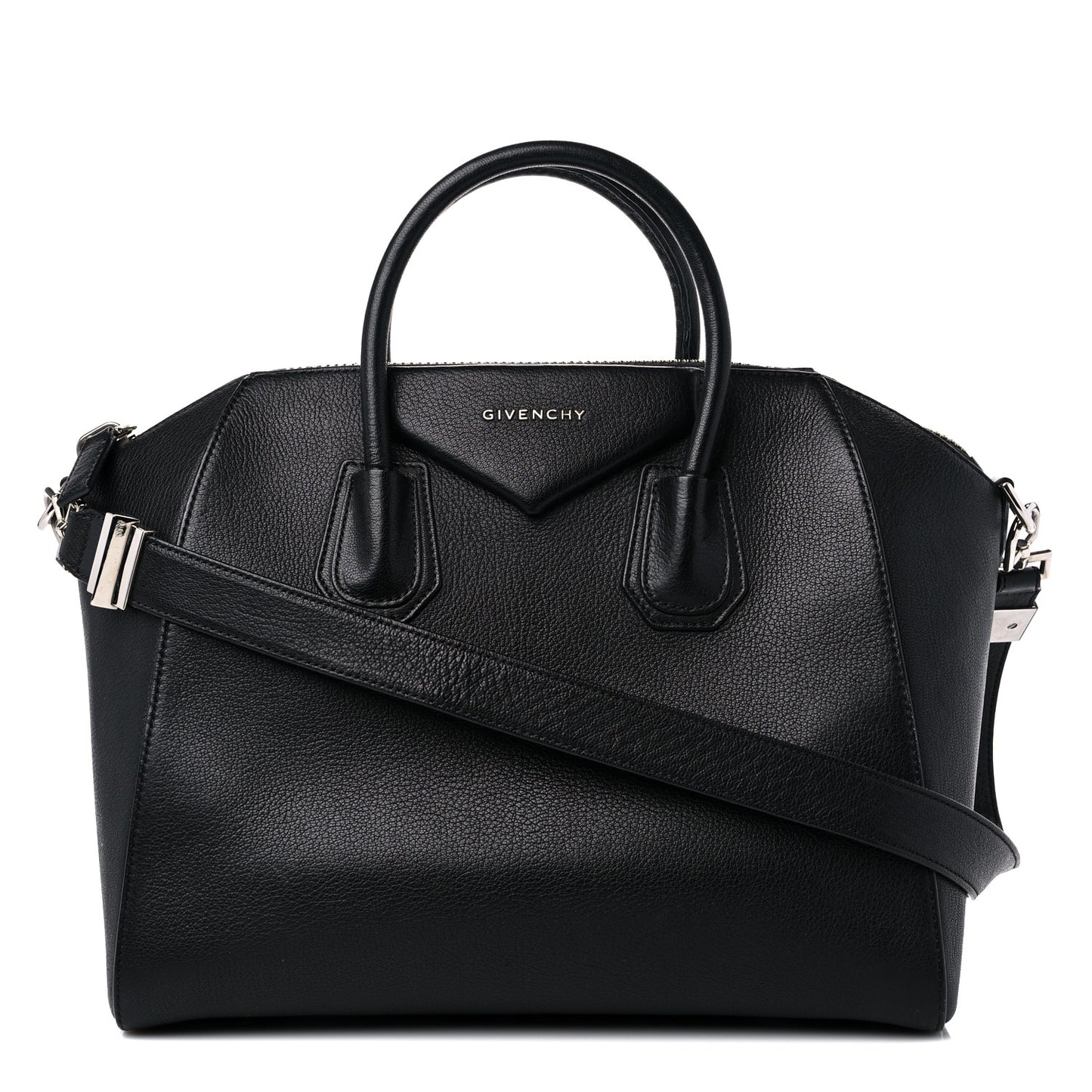 Sugar Goatskin Small Antigona Black