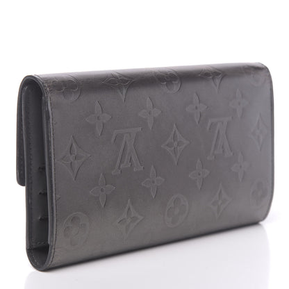 Louis Vuitton Mat Monogram Sarah Wallet Gris 3 of 8