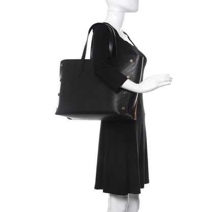 Givenchy Calfskin Chain Embossed Medium Bond Shopper Tote Black 2 of 10