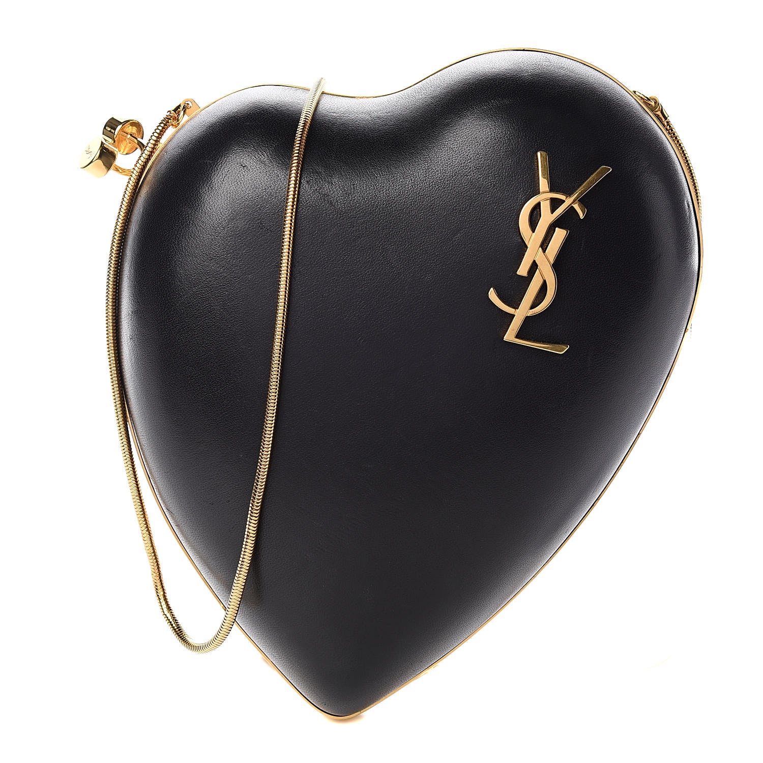Saint Laurent Calfskin Monogram Love Box Bag Black 1 of 13