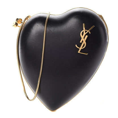Saint Laurent Calfskin Monogram Love Box Bag Black 1 of 13