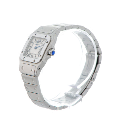 Cartier Stainless Steel 24mm Santos de Galbee Quartz Watch 3 of 8