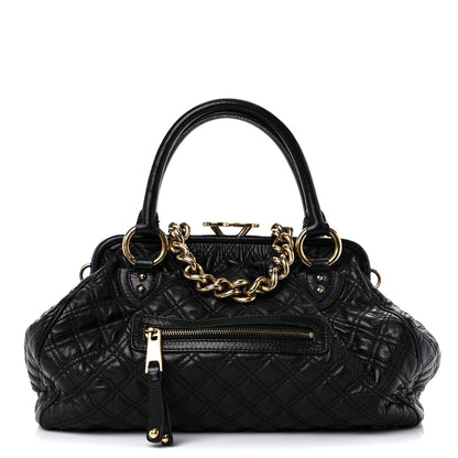 Marc Jacobs Calfskin Quilted Stam Black 1 of 16