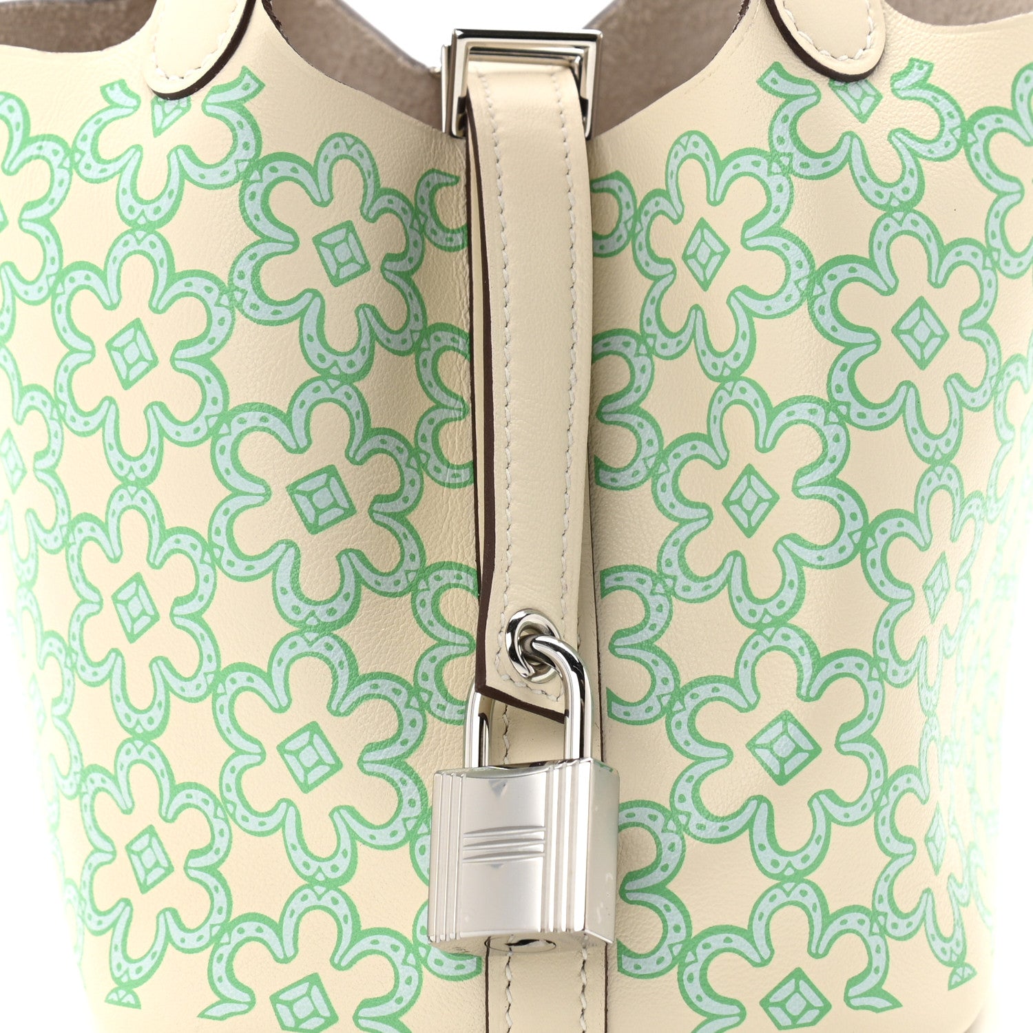 Hermes Swift Micro Lucky Daisy Picotin Lock Nata Vert 8 of 11