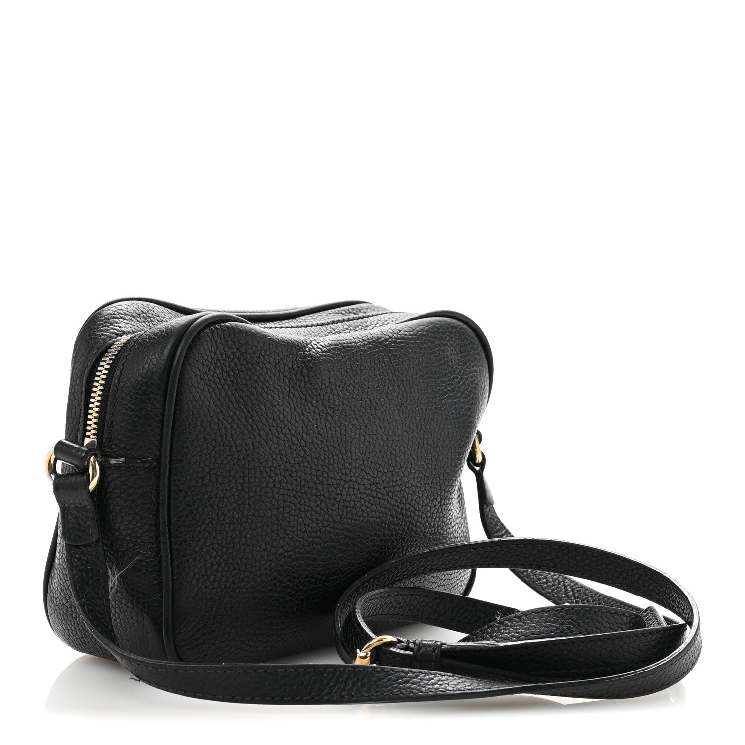 Gucci Pebbled Calfskin Small Soho Disco Bag Black 3 of 14