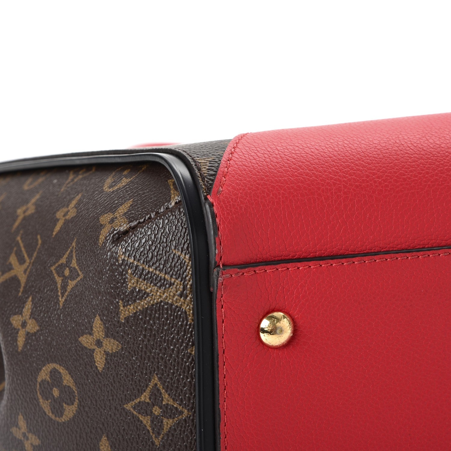 Louis Vuitton Calfskin Monogram Kimono Tote Poppy 11 of 15