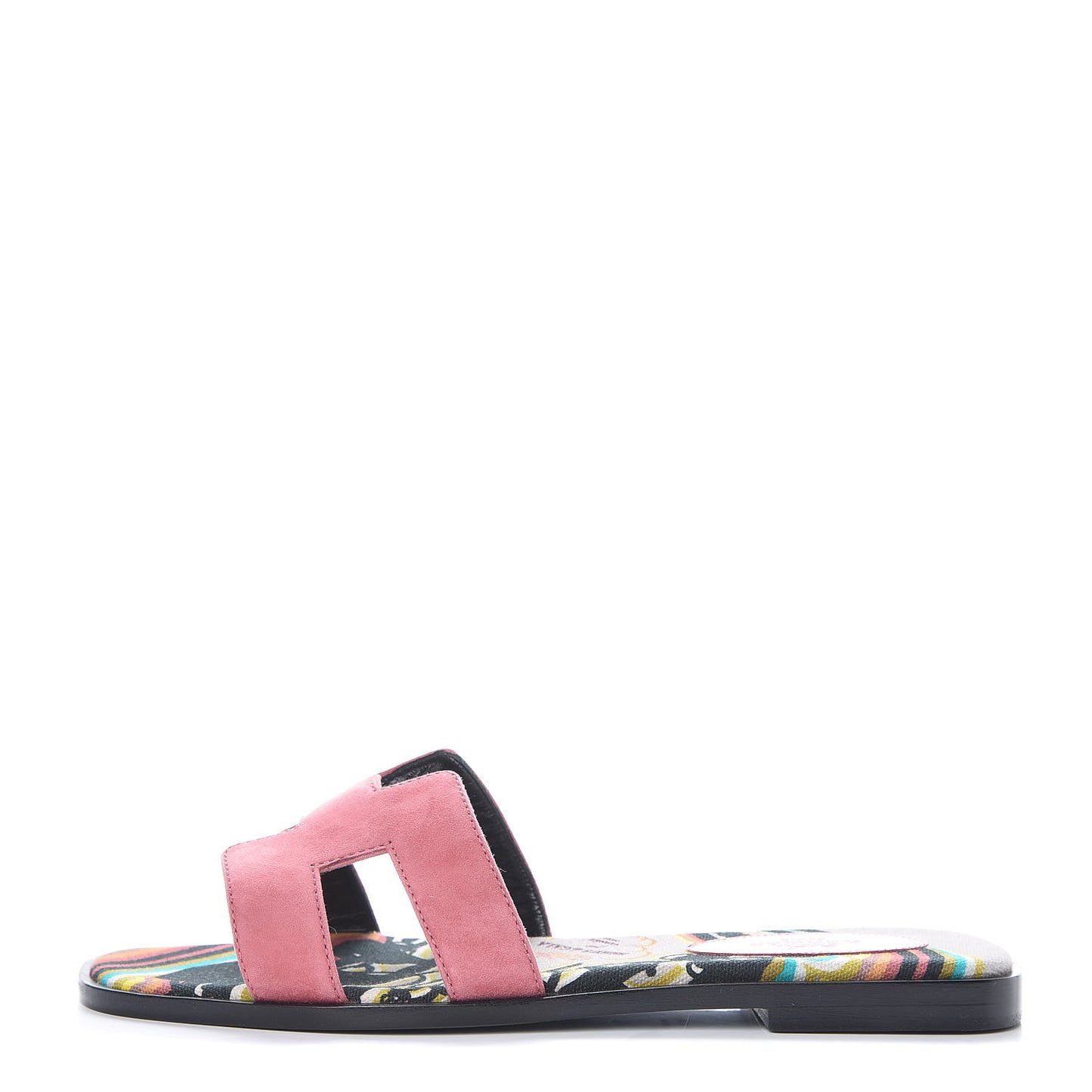 Suede Goatskin Oran Sandals 38 Rose De Venice