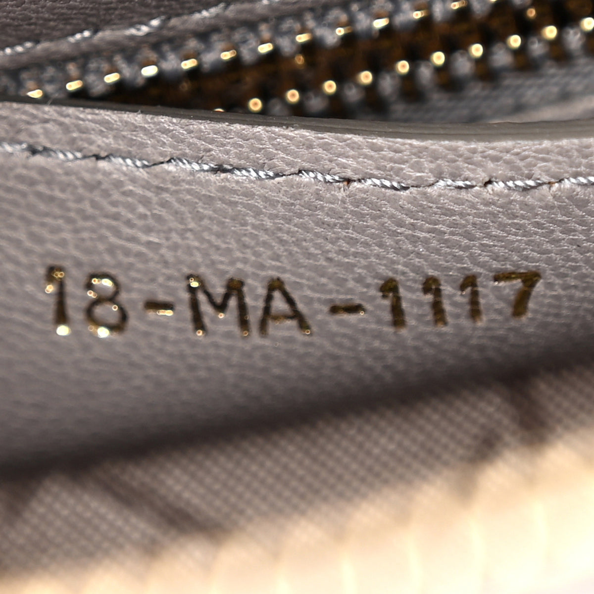 Lambskin Cannage Medium Lady Dior Grey