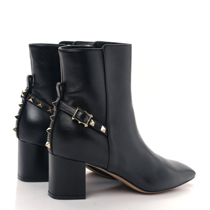 Valentino Garavani Nappa Rockstud 40mm Ankle Boots 37 Black 4 of 8