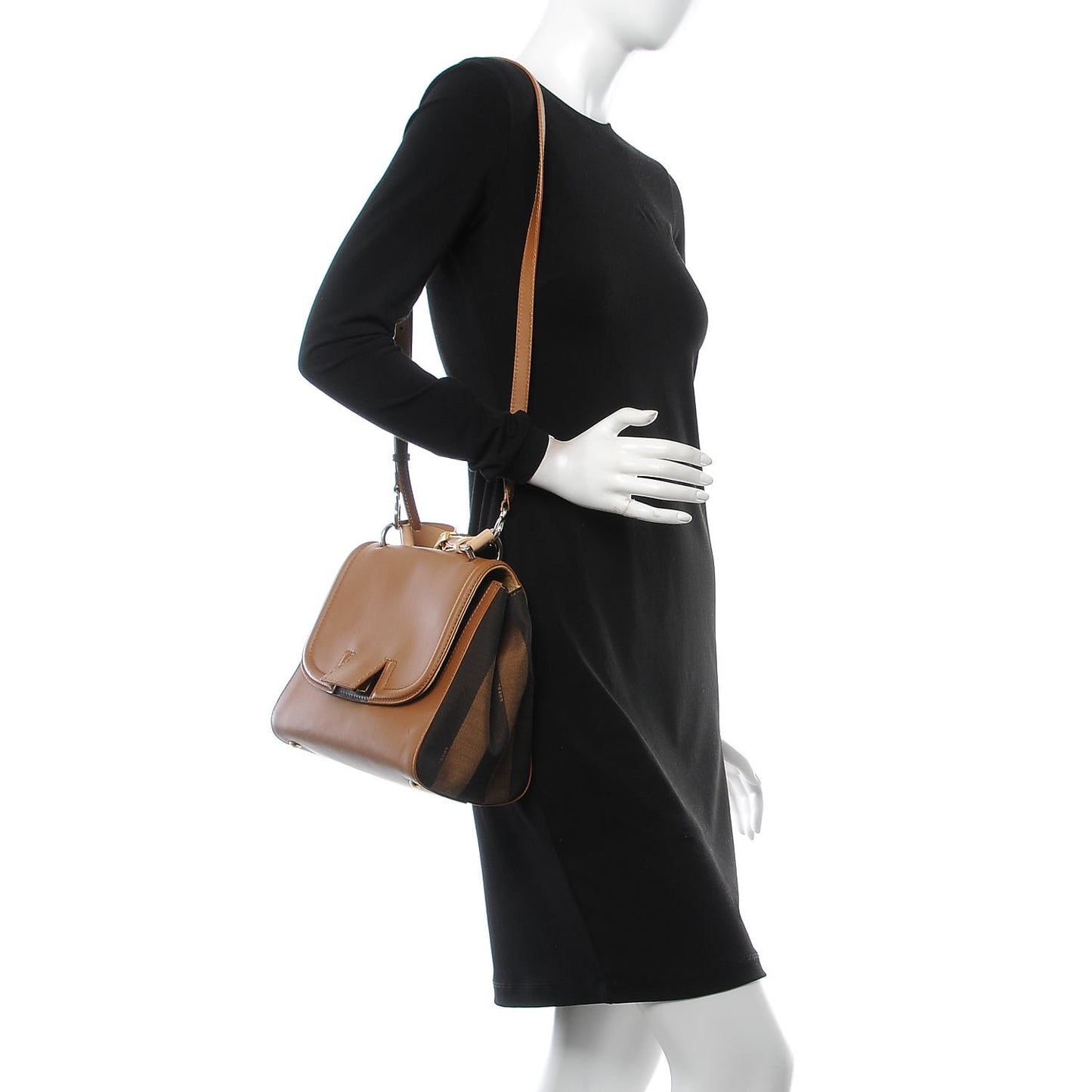 Pequin Cuoio Vegetale Silvana Top Handle Bag Cuoio Tobacco Vacchetta