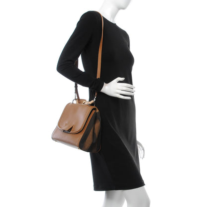 Fendi Pequin Cuoio Vegetale Silvana Top Handle Bag Cuoio Tobacco Vacchetta 3 of 9
