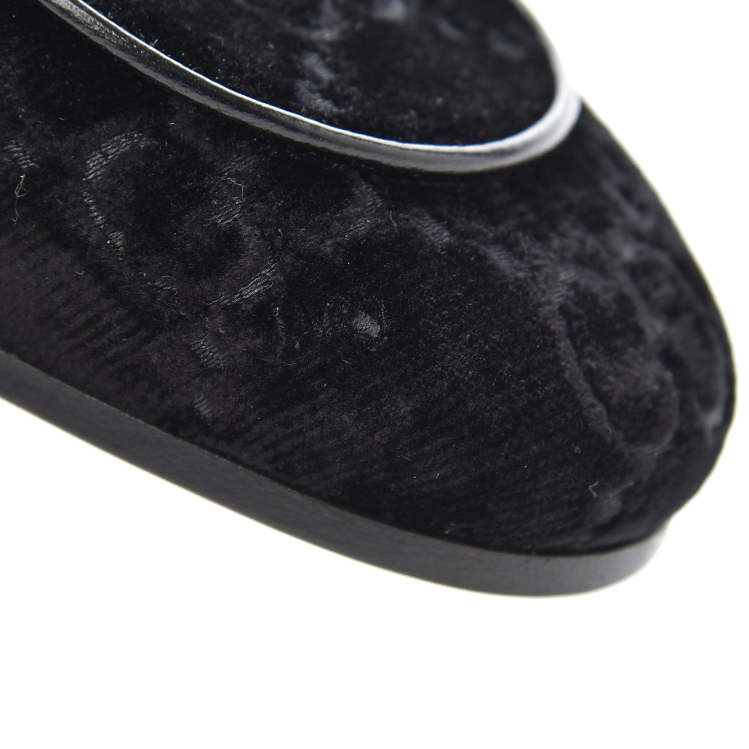 Gucci Velvet GG Monogram Horsebit Mens Jordaan Loafers 8.5 Blue 9 of 14