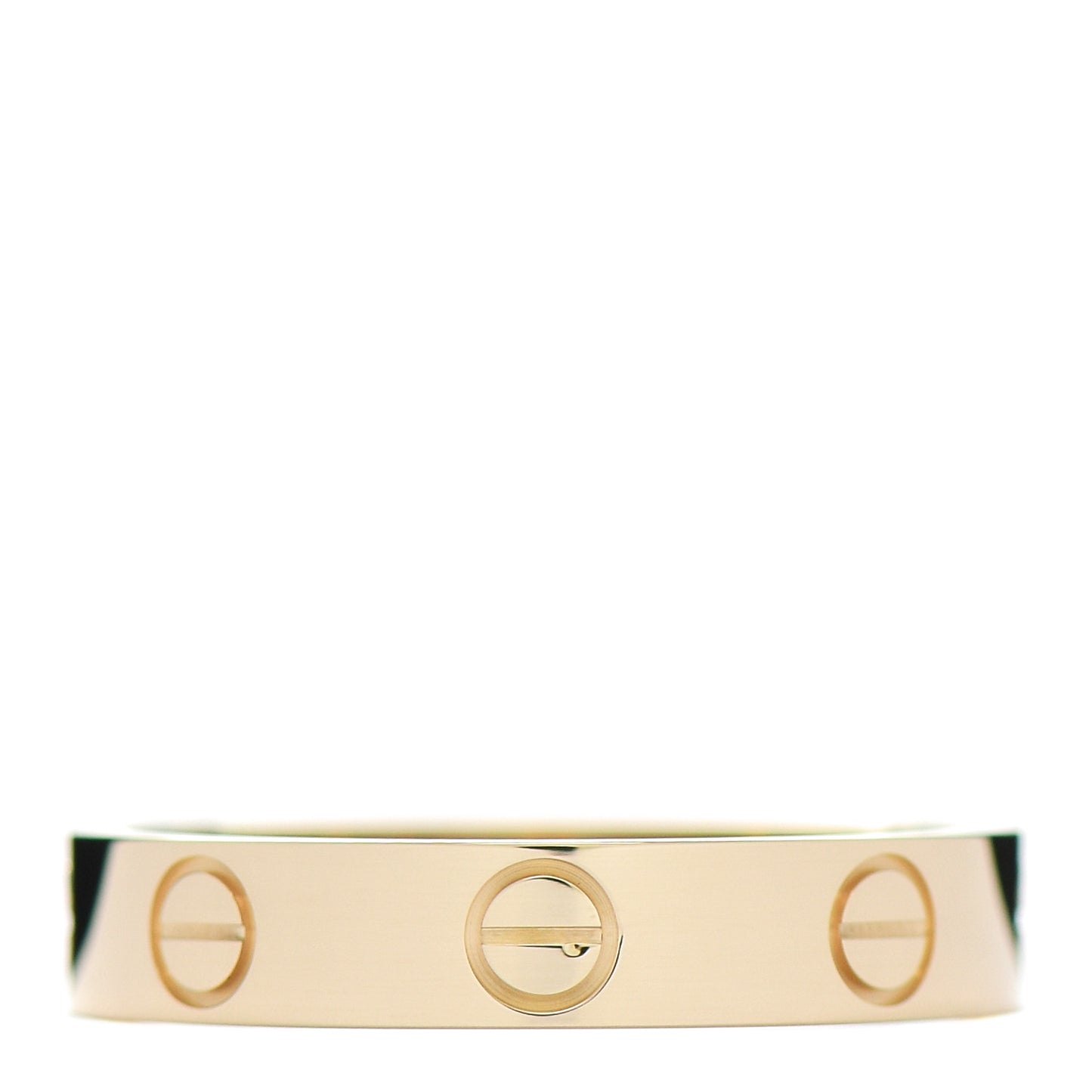 18K Yellow Gold 3.5mm LOVE Wedding Band Ring 51 5.75