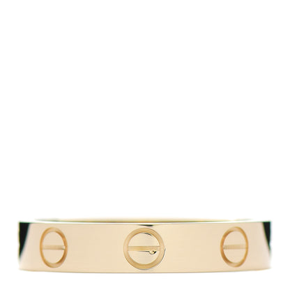 Cartier 18K Yellow Gold 3.5mm LOVE Wedding Band Ring 51 5.75 3 of 5