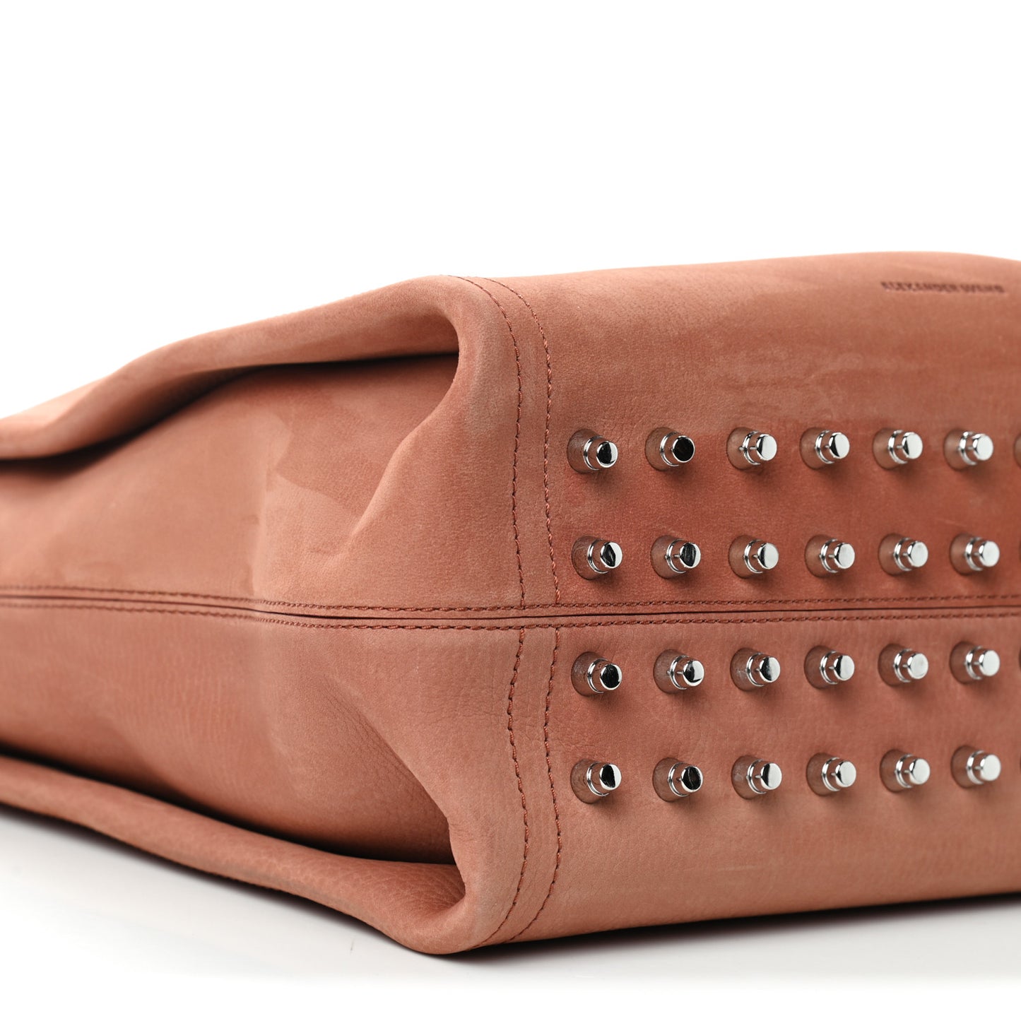 Nubuck Darcy Hobo Terracotta Silver Hardware