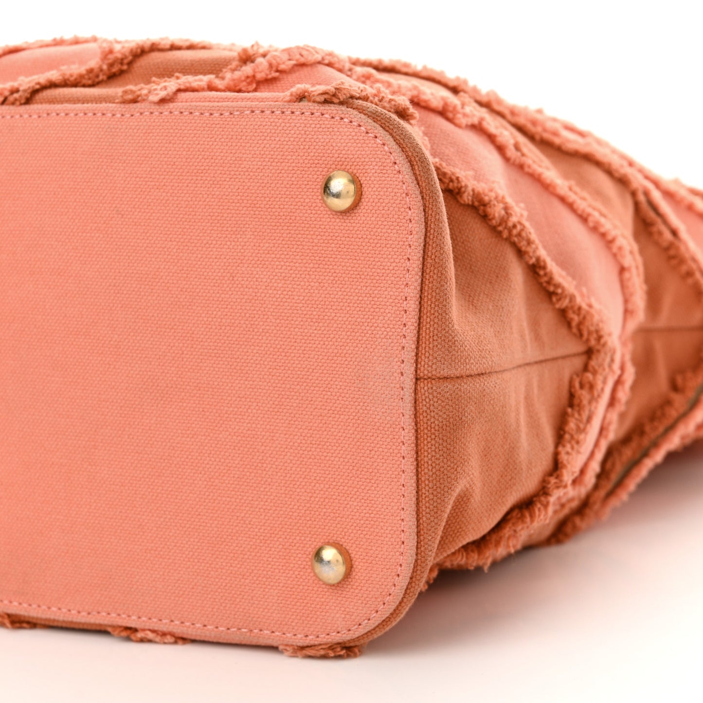 Canvas Chevron Cuba Patchwork Shopper Tote Orange