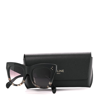 Celine Acetate Cat Eye Sunglasses CL40004I Havana Black 8 of 8