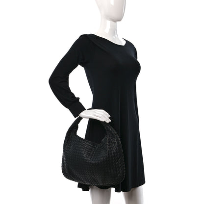 Bottega Veneta Nappa Intrecciato Medium Veneta Hobo Black 2 of 8