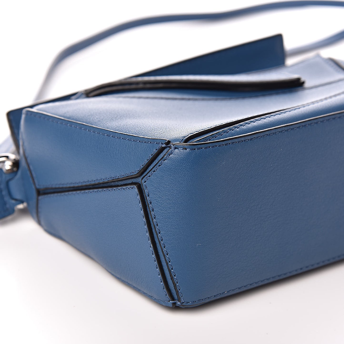 Calfskin Mini Puzzle Bag Blue