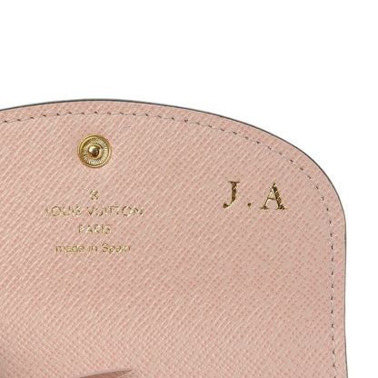 Louis Vuitton Damier Ebene Rosalie Coin Purse Rose Ballerine 6 of 7