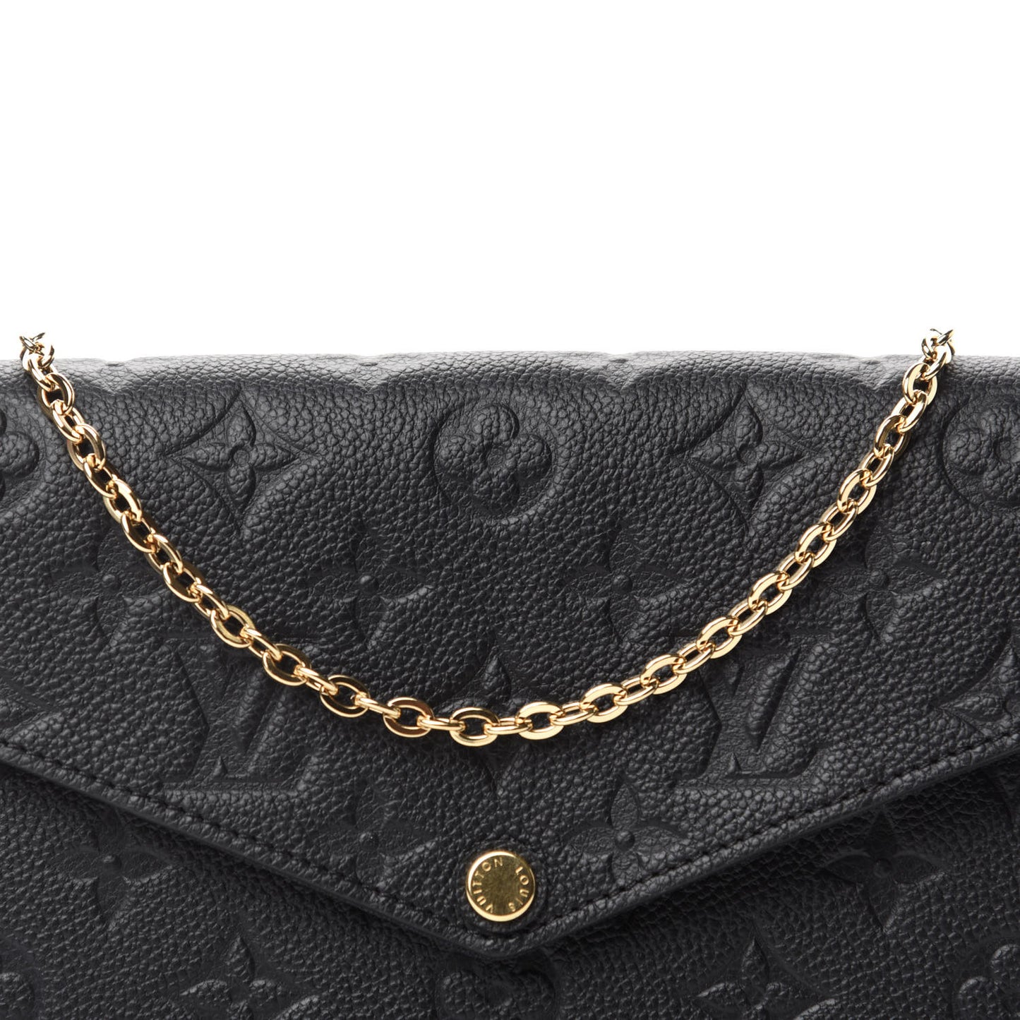 Empreinte Pochette Felicie Chain Wallet Black