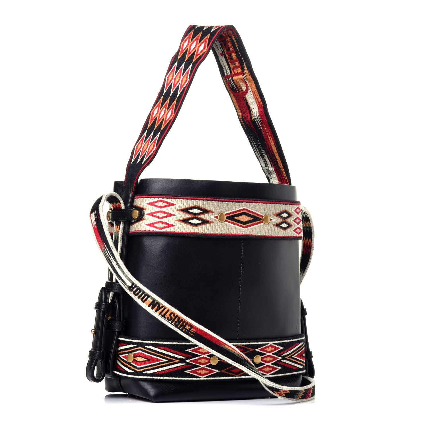 Christian Dior Smooth Calfskin DiorOdeo Small Hobo Black 3 of 8