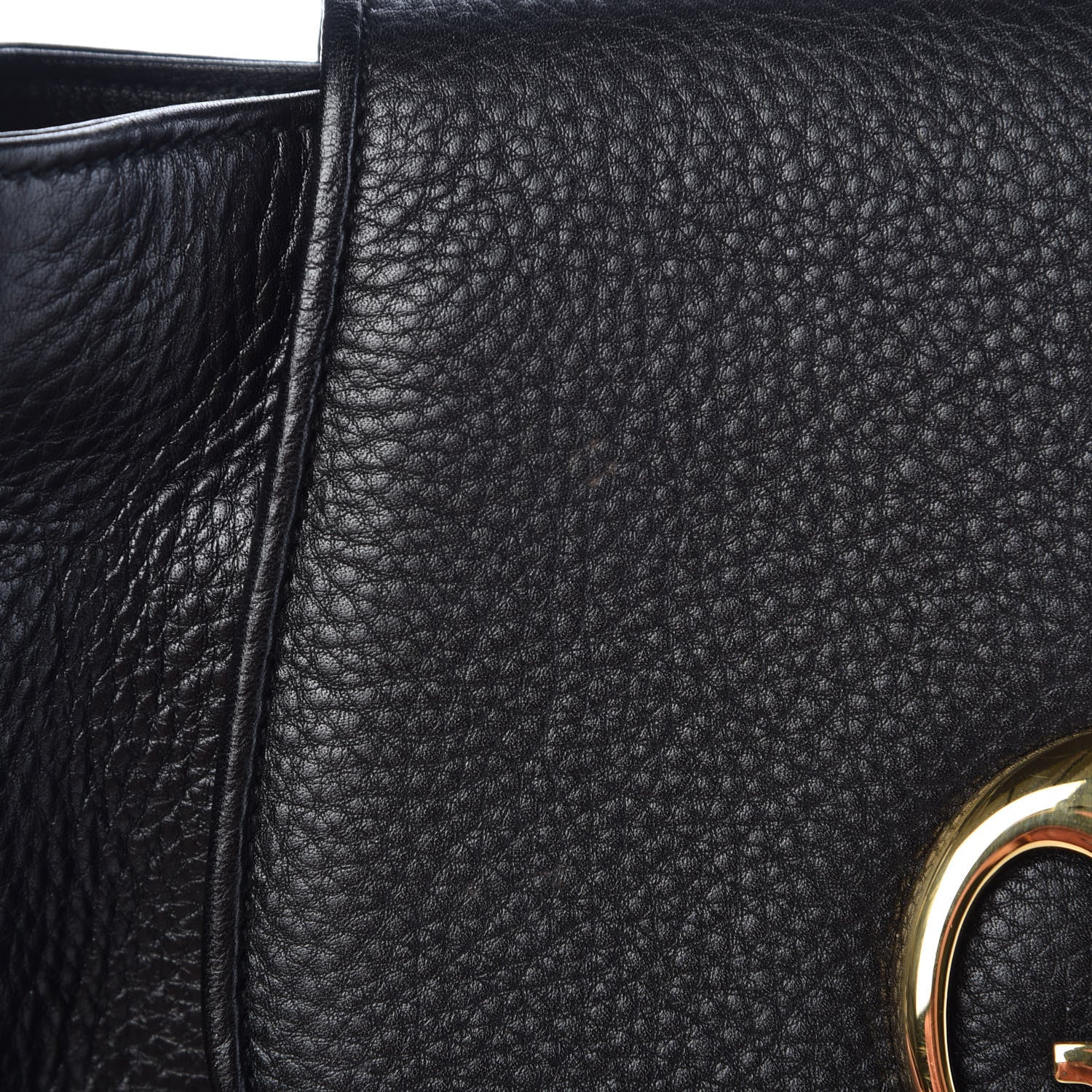 Gucci Cellarius Calfskin Medium 1973 Shoulder Bag Black 9 of 14