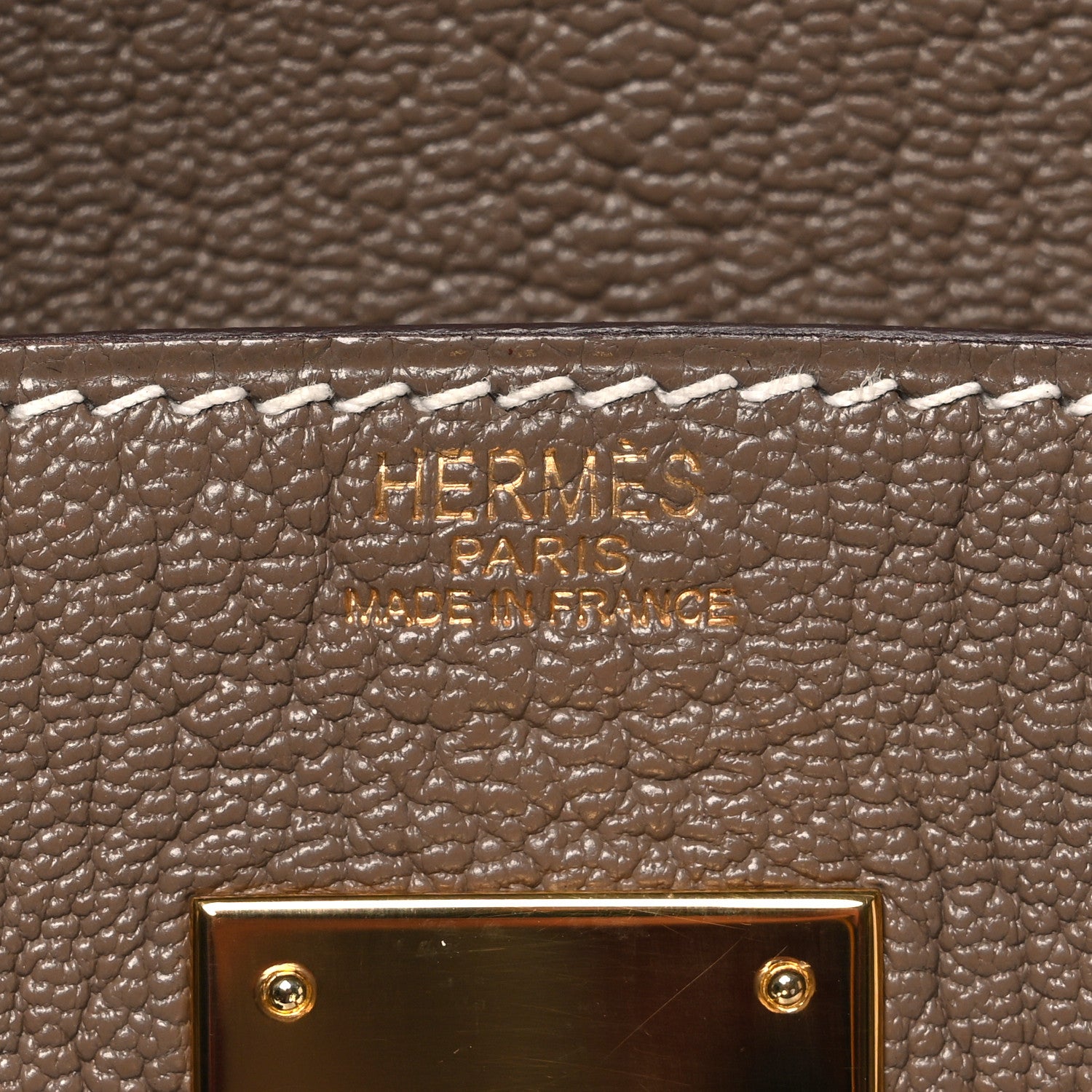 Hermes Chevre De Coromandel HAC Birkin 28 Etoupe 6 of 12