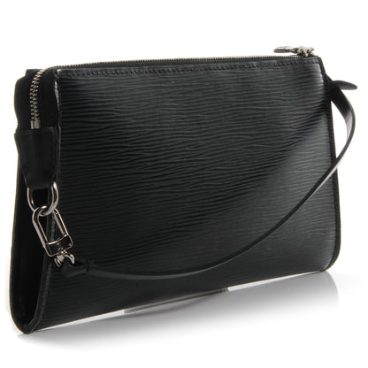 Louis Vuitton Epi Pochette Accessories 24 Black 2 of 11