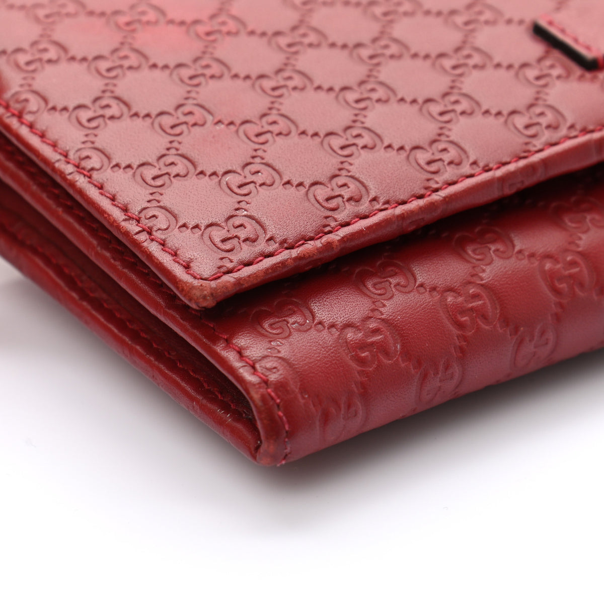 Gucci Soft Microguccissima Continental Wallet Red 9 of 11