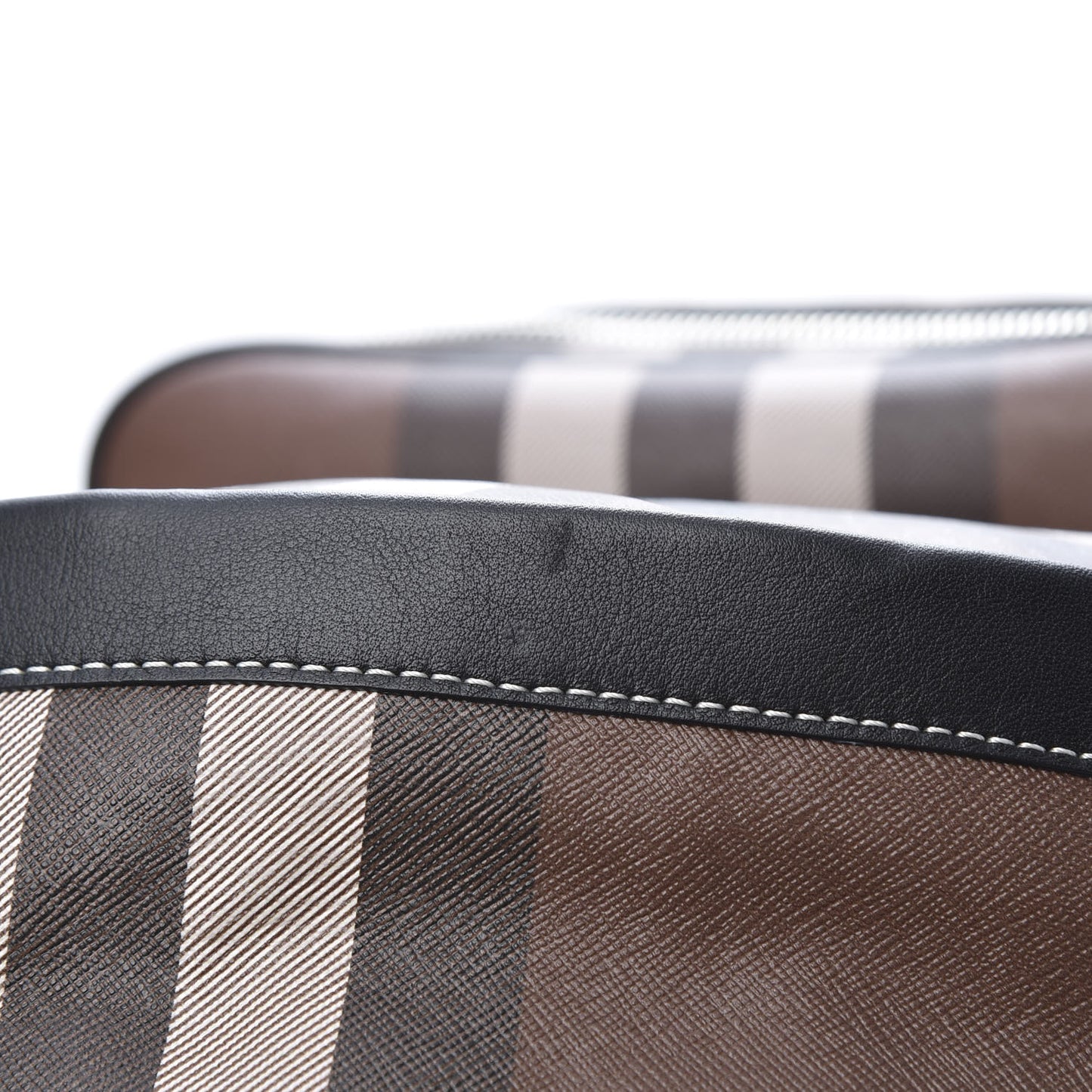 E-Canvas Check Backpack Dark Birch Brown