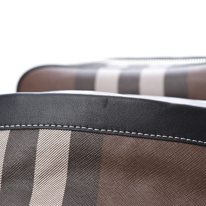 Burberry E-Canvas Check Backpack Dark Birch Brown 9 of 10