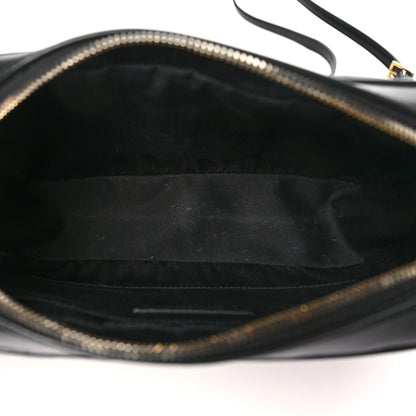 Saint Laurent Calfskin Matelasse Monogram Lou Camera Bag Black 5 of 12
