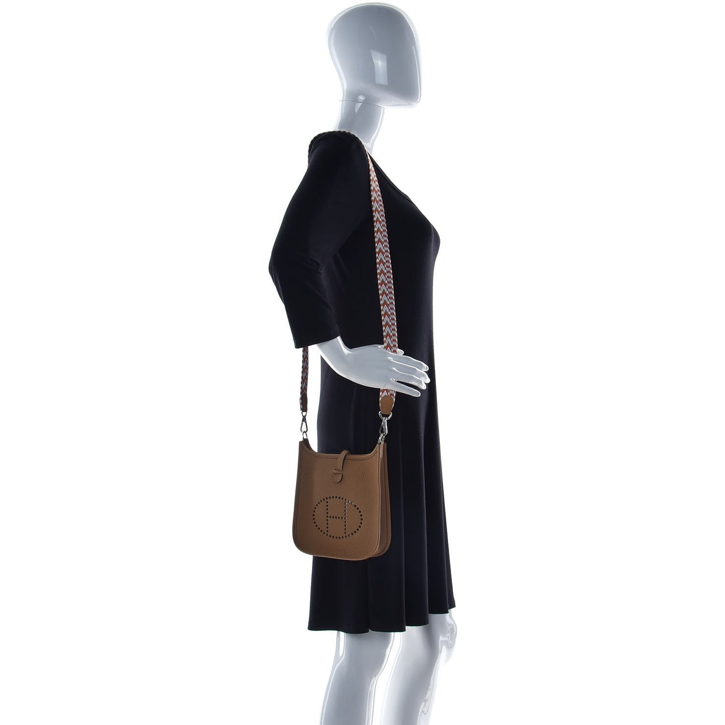 Taurillon Clemence Allegro Evelyne TPM Biscuit Cornaline White Gold