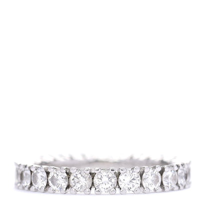 Cartier Platinum Diamond 1.49ct Destinee Wedding Band Ring 51 5.75 1 of 6