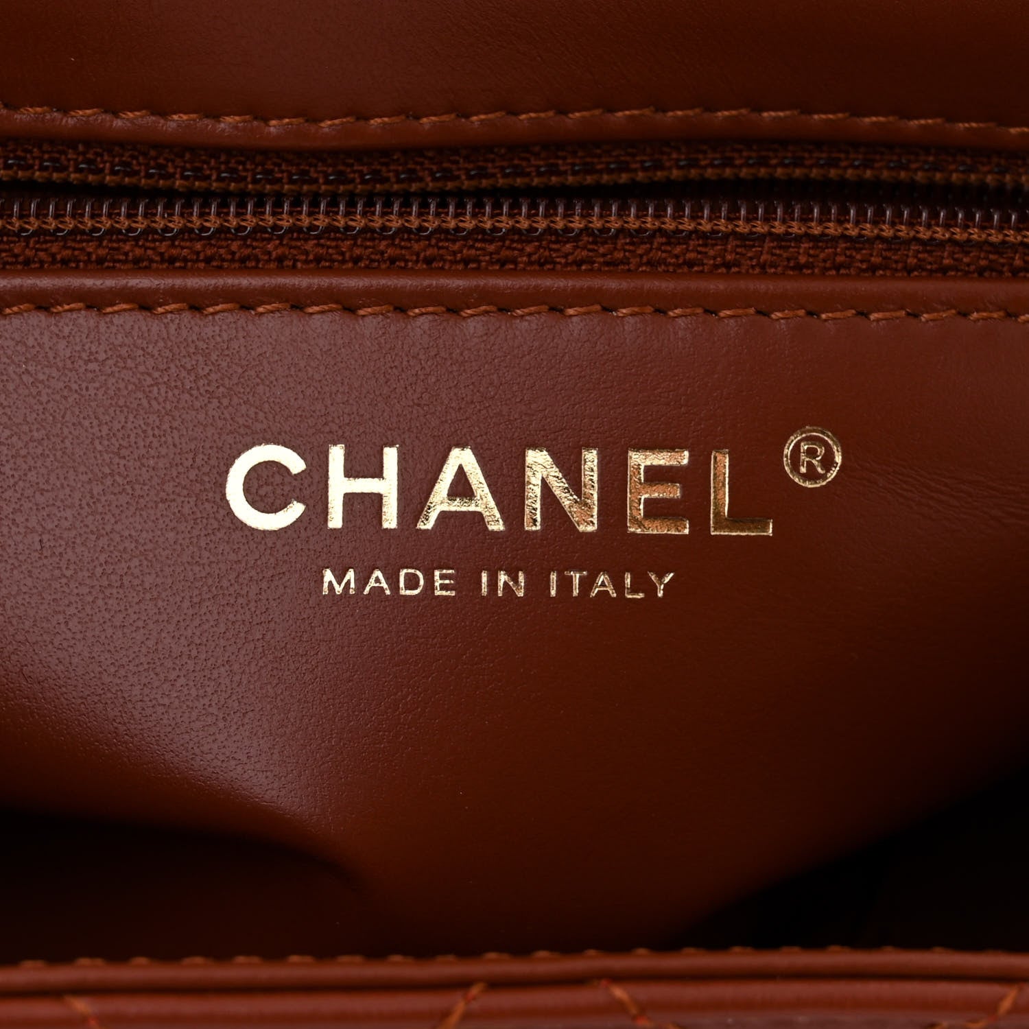 Chanel Shiny Aged Calfskin Quilted Nano Kelly Shopper Brown 6 of 11