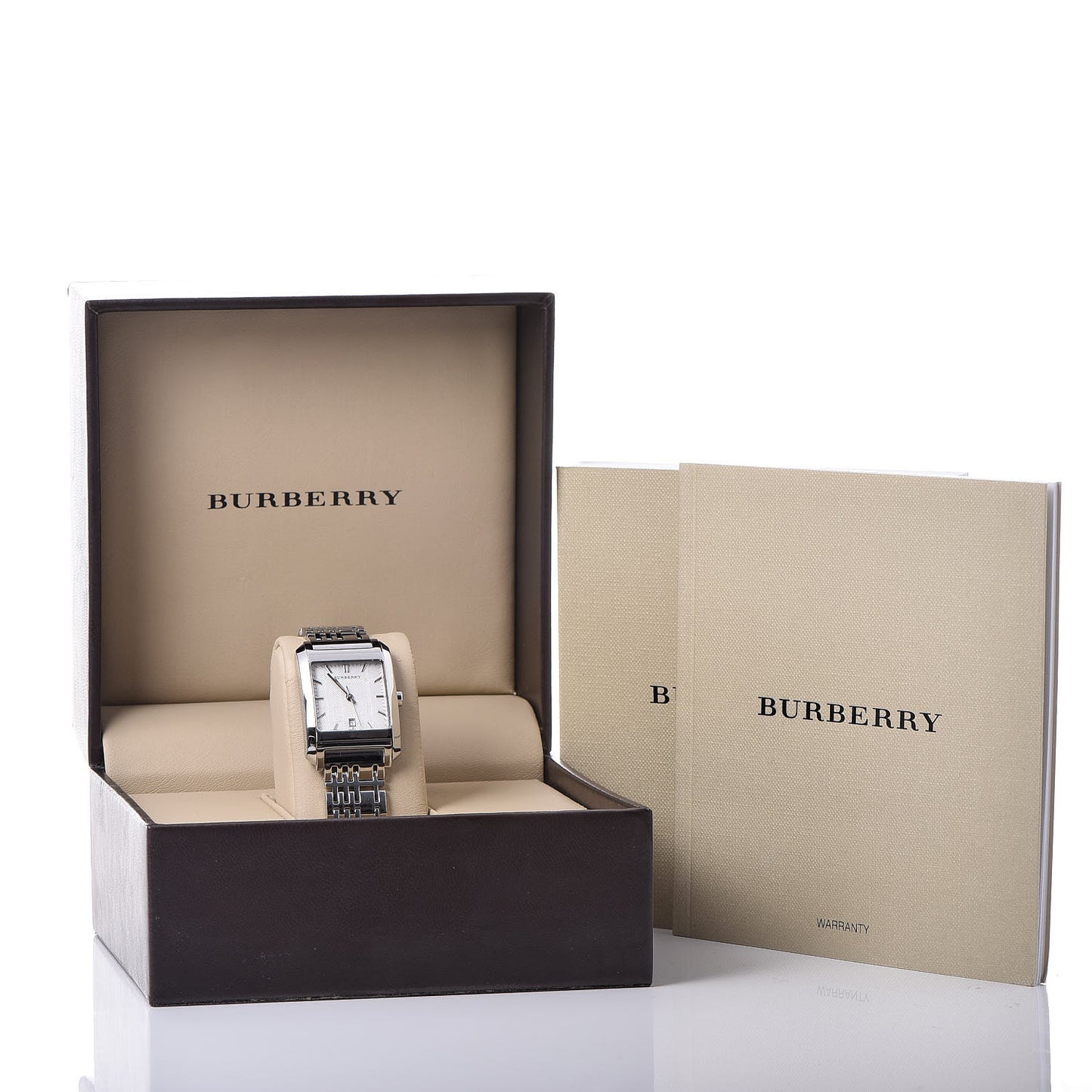 Stainless Steel 25mm Nova Check Quartz Watch BU1572