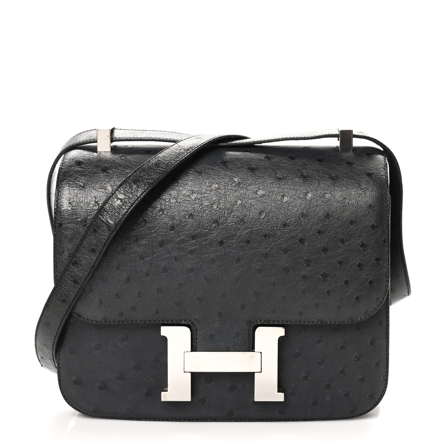 Hermes Ostrich Constance 24 Bleu Iris 1 of 13