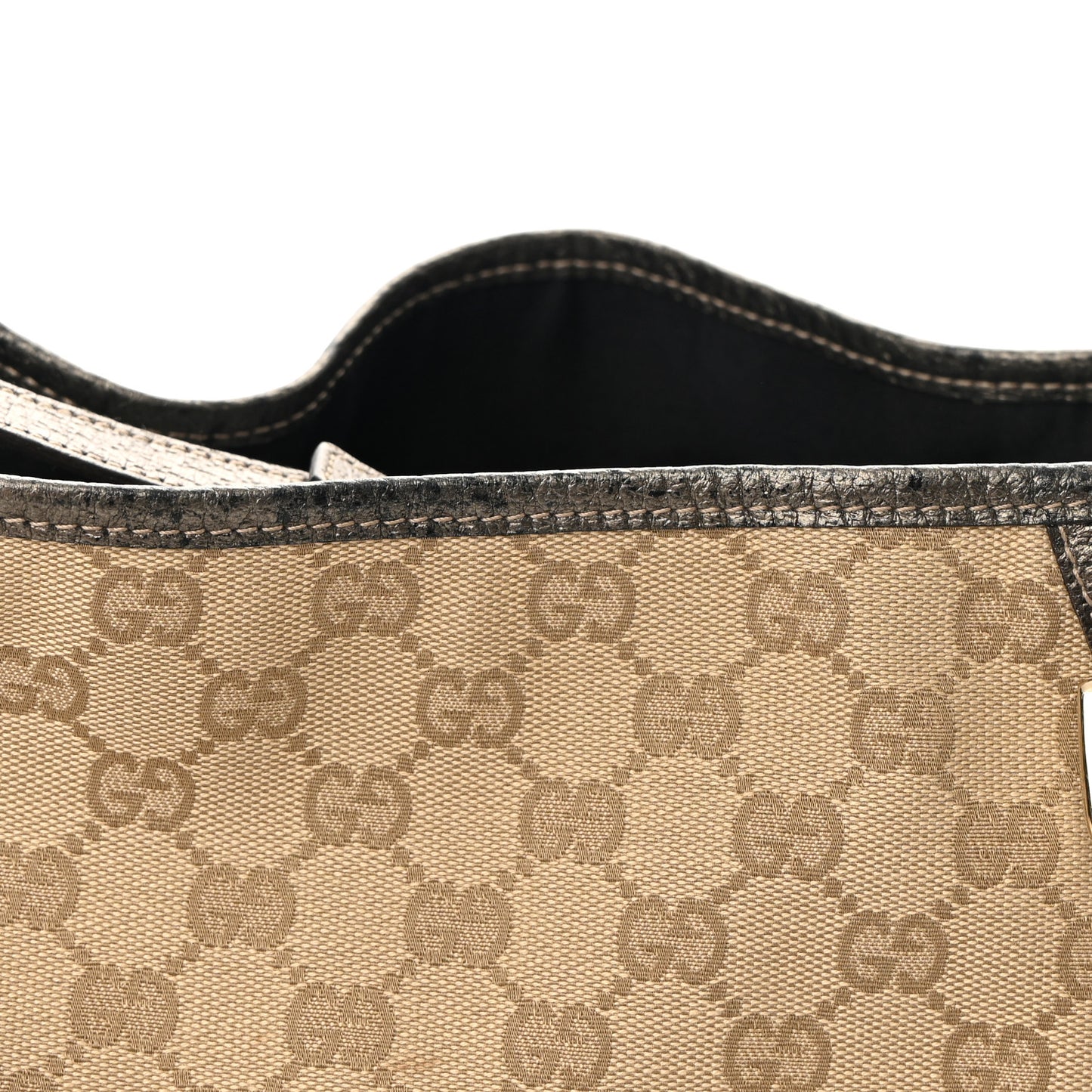 Monogram Medium Abbey Shoulder Bag Pewter