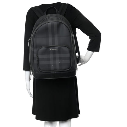 Burberry London Check Logo Rocco Backpack Charcoal 2 of 14