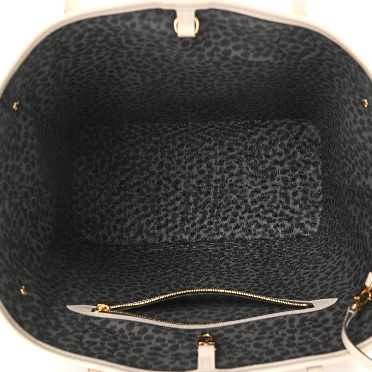 Louis Vuitton Monogram Giant Wild At Heart Neverfull MM Creme 6 of 10